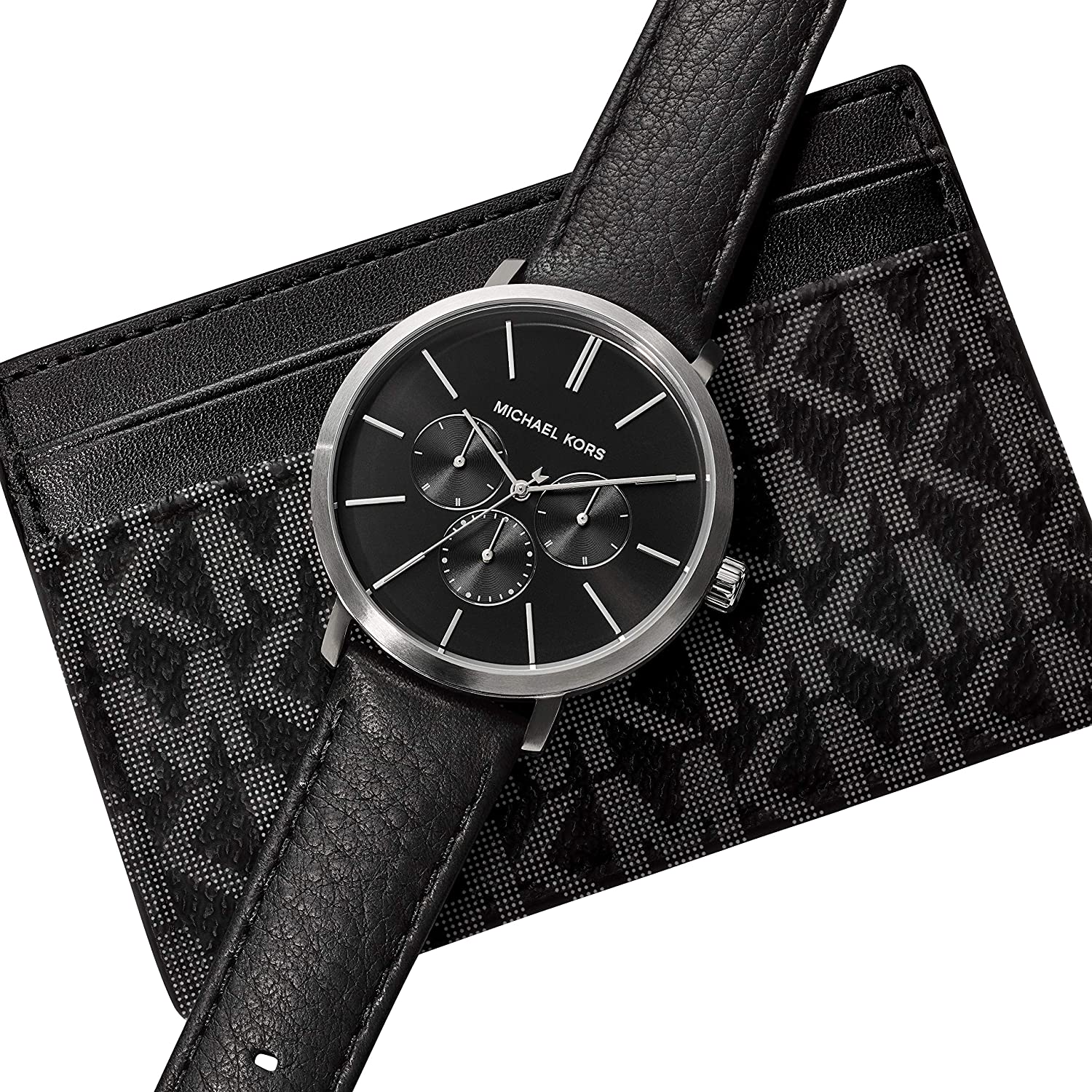 Men's Blake Watch and Wallet Set (Black) | Michael Kors | Luby 