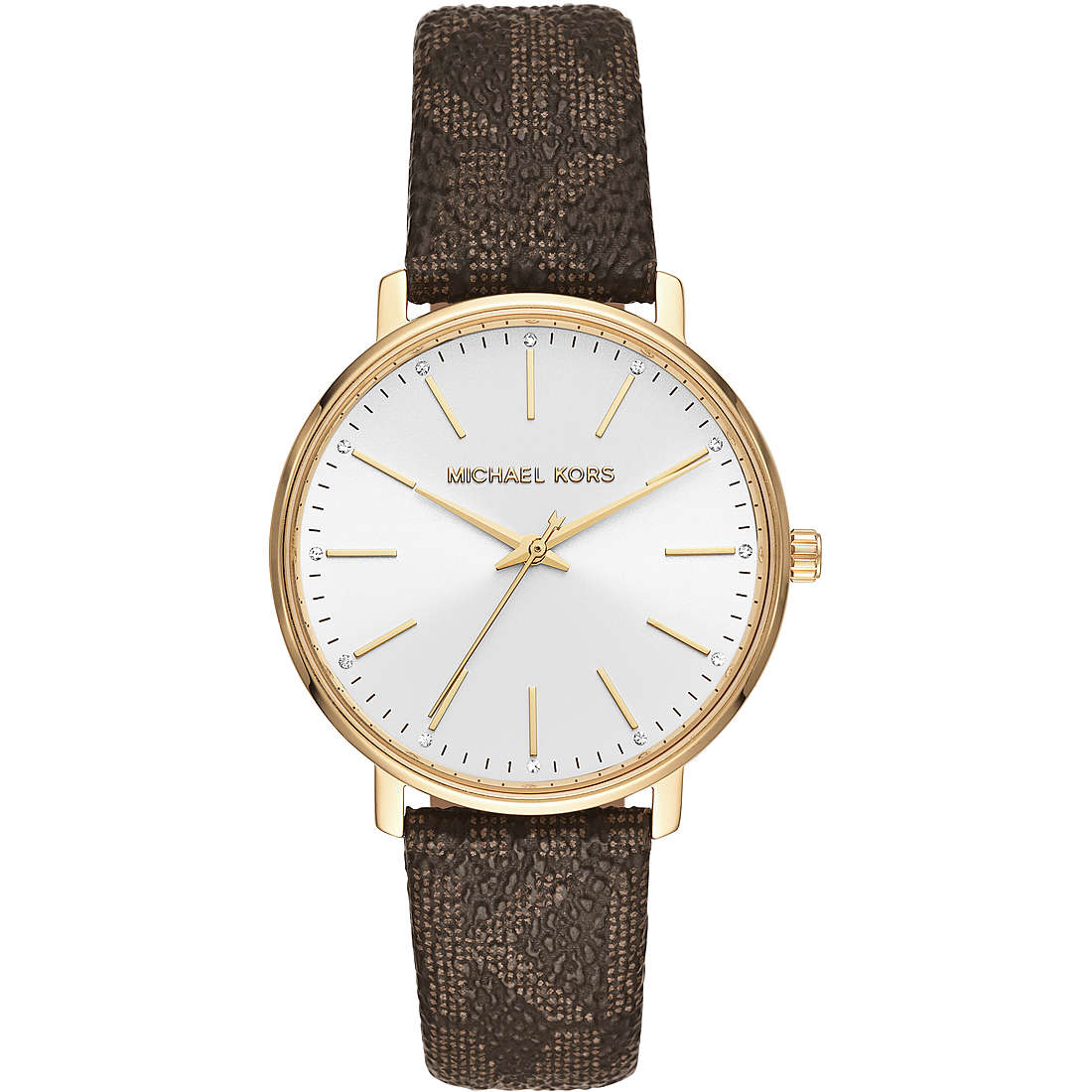 Ladies' Pyper Watch (Gold/Brown) | Michael Kors | Luby 