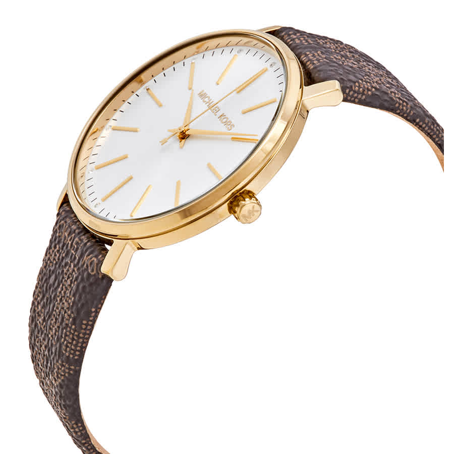 Ladies' Pyper Watch (Gold/Brown) | Michael Kors | Luby 