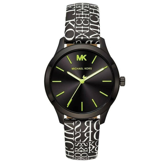 Ladies' Runway Newsprint (Black) | Michael Kors | Luby 