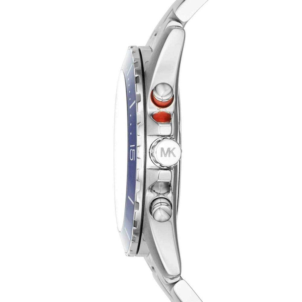 Jetmaster Chronograph Watch (Silver/Blue) | Michael Kors | Luby 