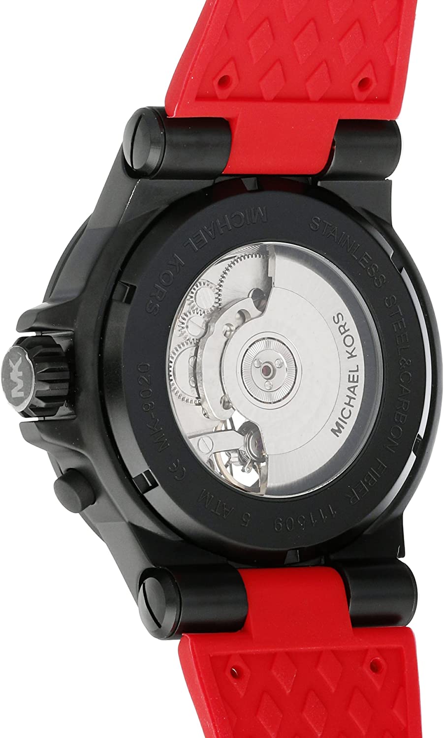 Dylan Automatic Watch (Black/Red) | Michael Kors | Luby 