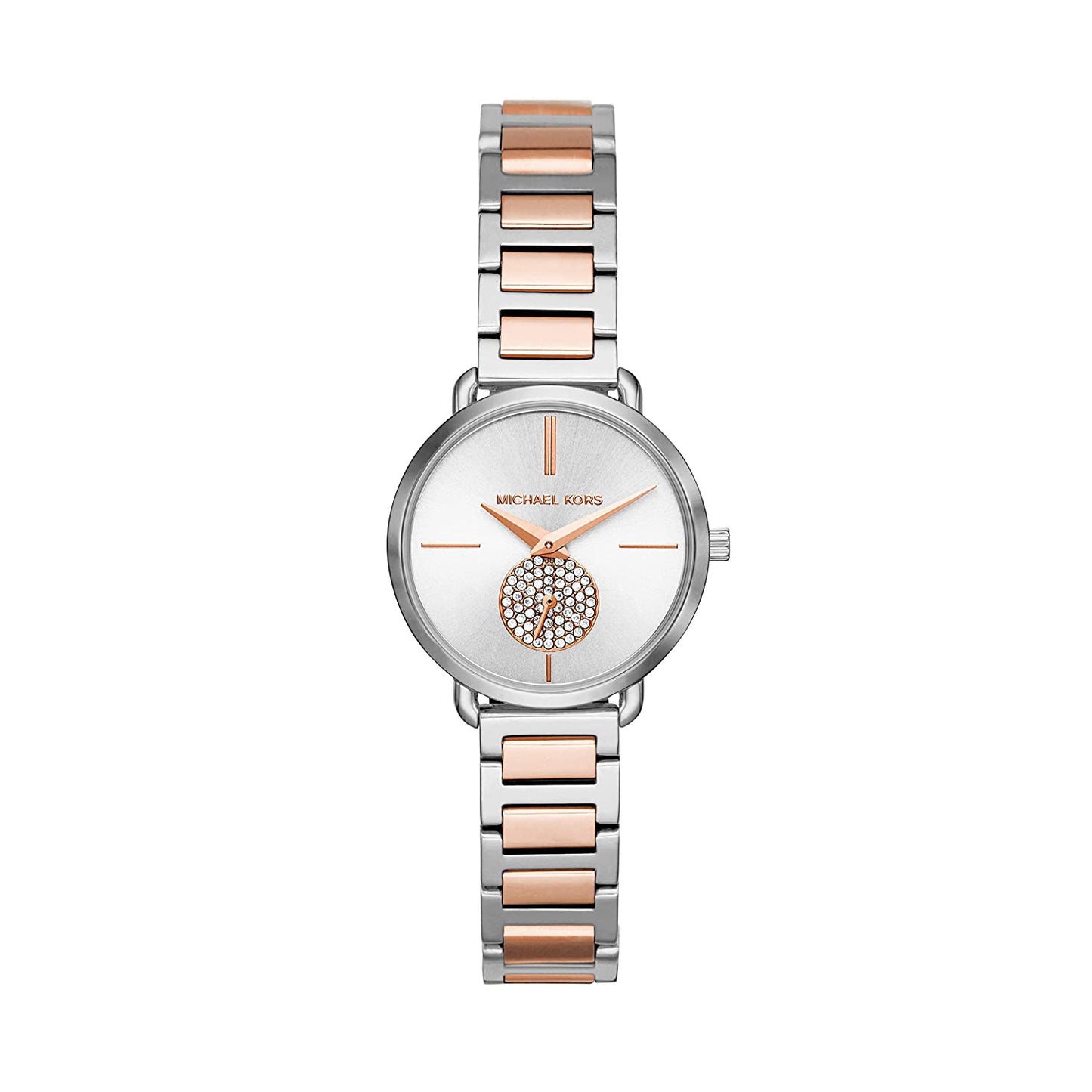 Ladies' Portia Watch (Silver/Rose-Gold) | Michael Kors | Luby 