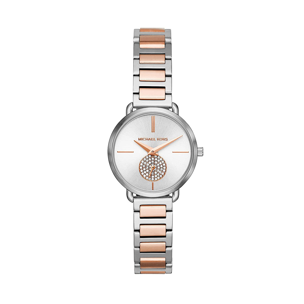Ladies' Portia Watch (Silver/Rose-Gold) | Michael Kors | Luby 