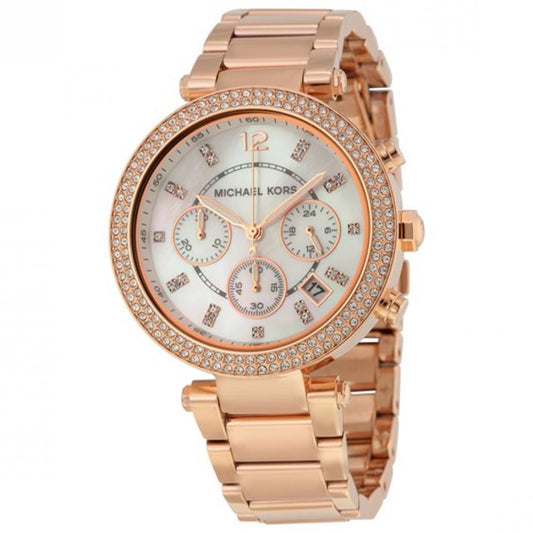 Parker Chronograph Watch (Rose-Gold) | Michael Kors | Luby 