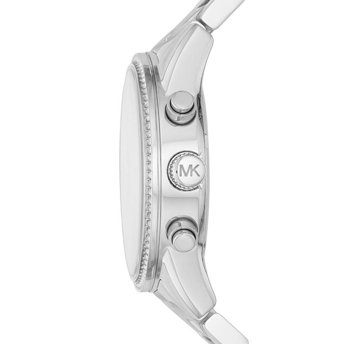 Ritz Chronograph Watch (Silver) | Michael Kors | Luby 