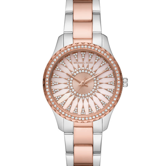 Ladies' Layton Limited Edition Watch (Rose-Gold/Silver) | Michael Kors | Luby 