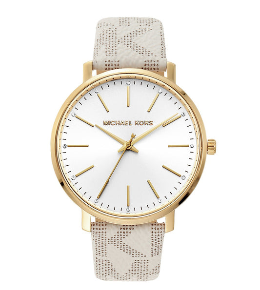 Ladies' Pyper Watch (Gold/White) | Michael Kors | Luby 