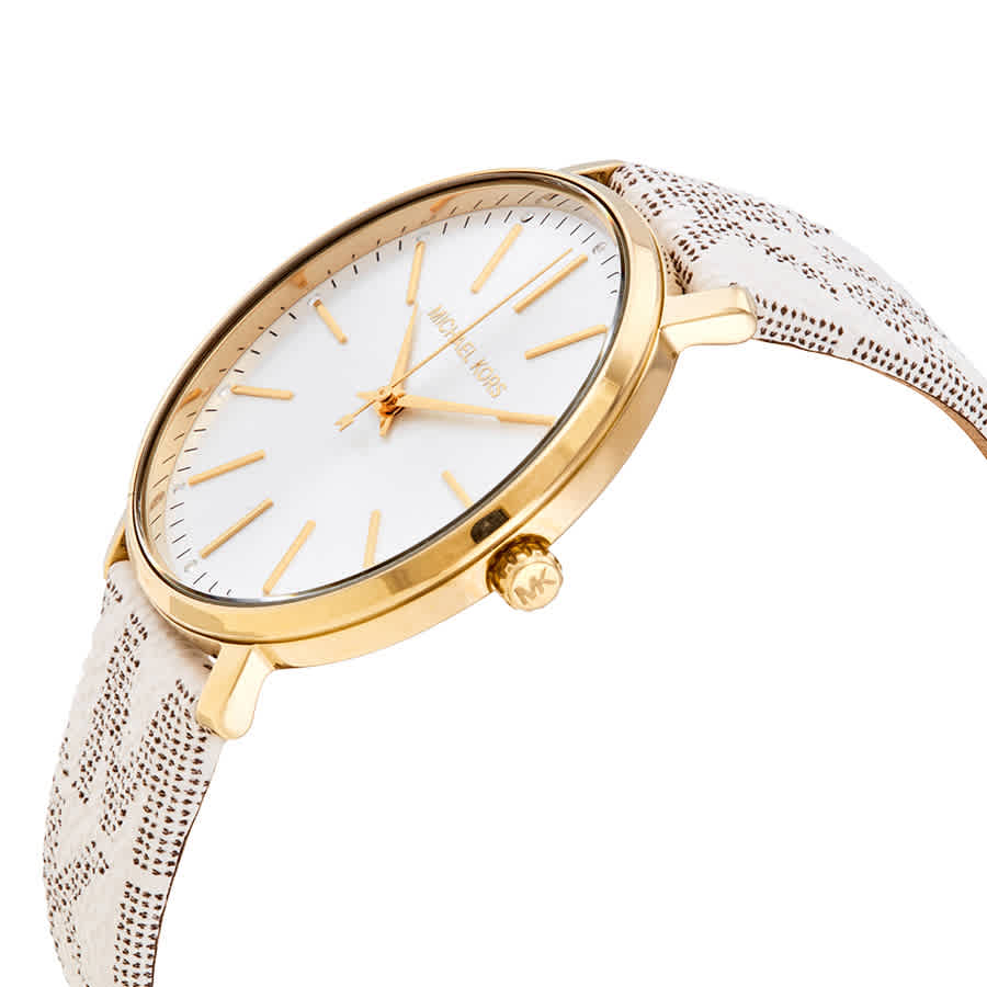 Ladies' Pyper Watch (Gold/White) | Michael Kors | Luby 