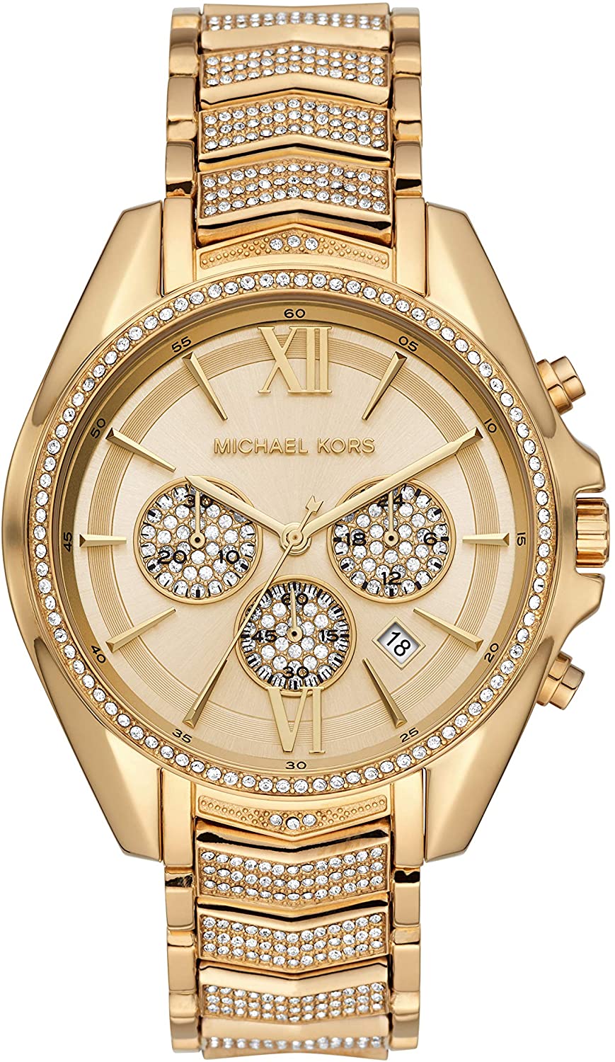 Whitney Chronograph Watch (Gold) | Michael Kors | Luby 