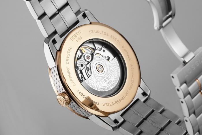 Luxury Automatic (Silver-Rose Gold) | Tissot | Luby 
