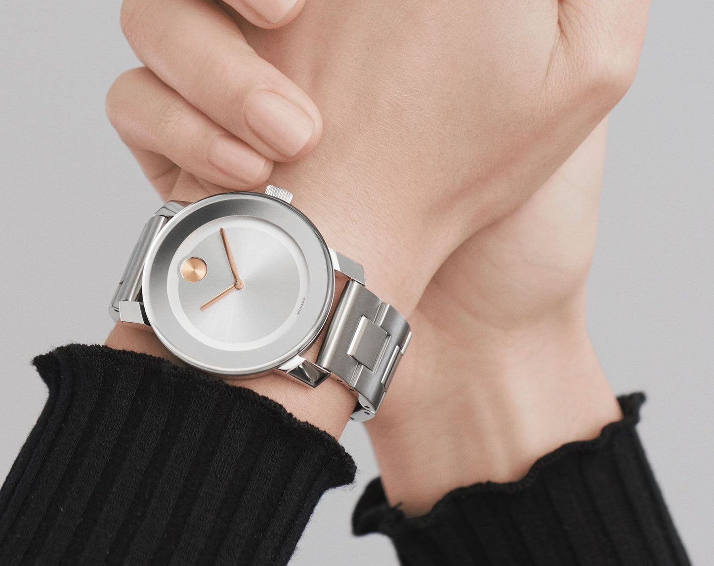 Bold Metals (Silver/Rose Gold) | Movado | Luby 