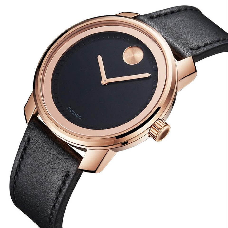 Movado BOLD Black & Rose Gold | Movado | Luby 