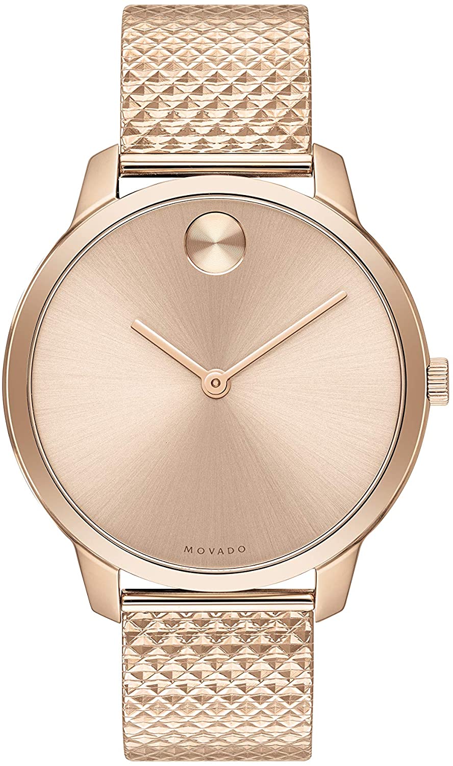 Movado Rose Gold, strap mesh | Luby Mayaguez Mall Fine Jewelry