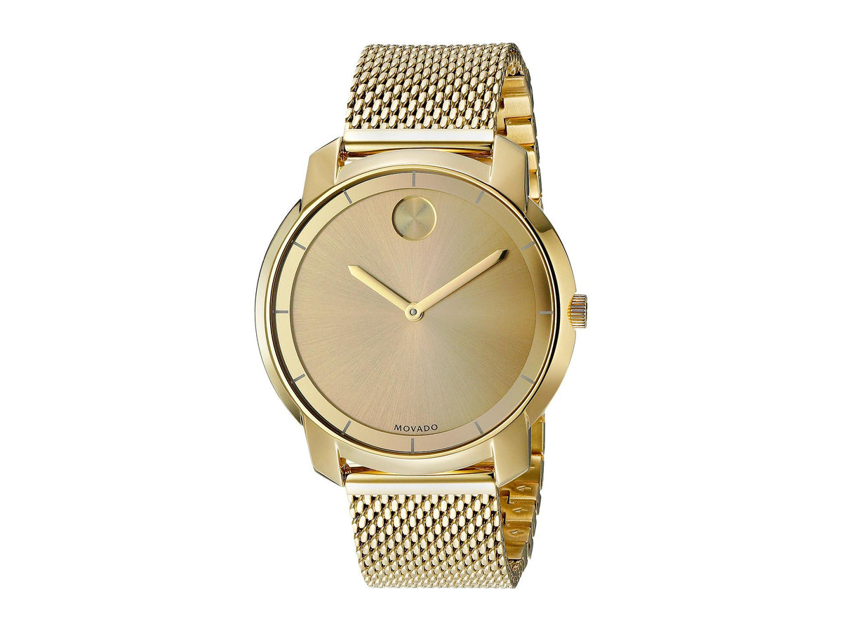 Movado BOLD Mesh Gold | Movado | Luby 