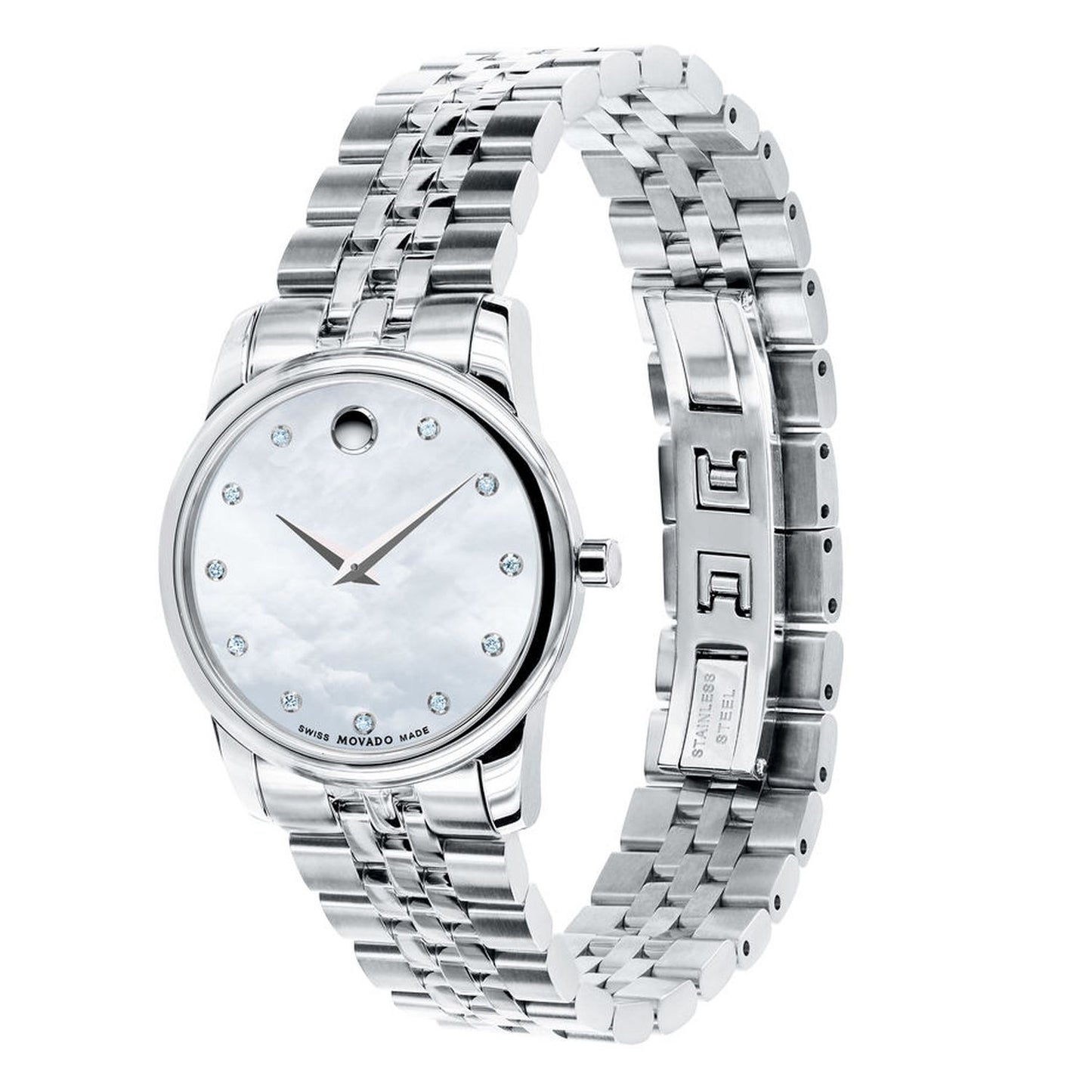 Museum Classic Mother of Pearl & Diamonds | Movado | Luby 
