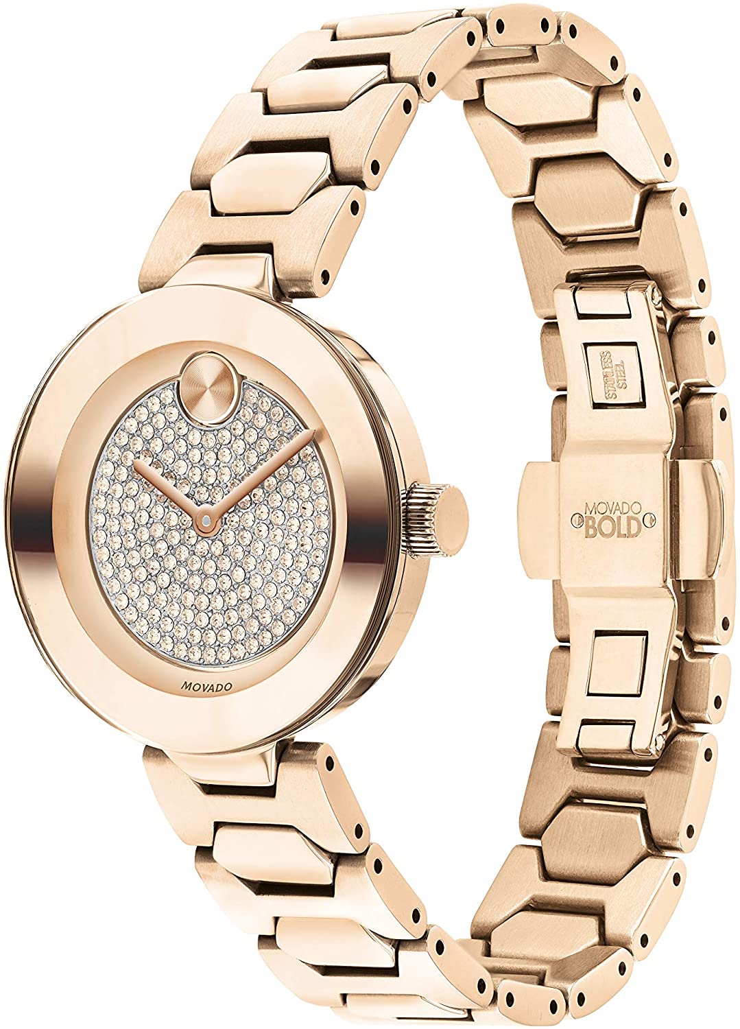 Movado BOLD Rose Gold Crystal Pavé | Movado | Luby 