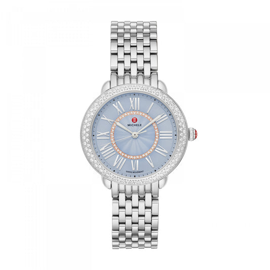 Serein Mid Stainless Diamond Watch | Michele | Luby 
