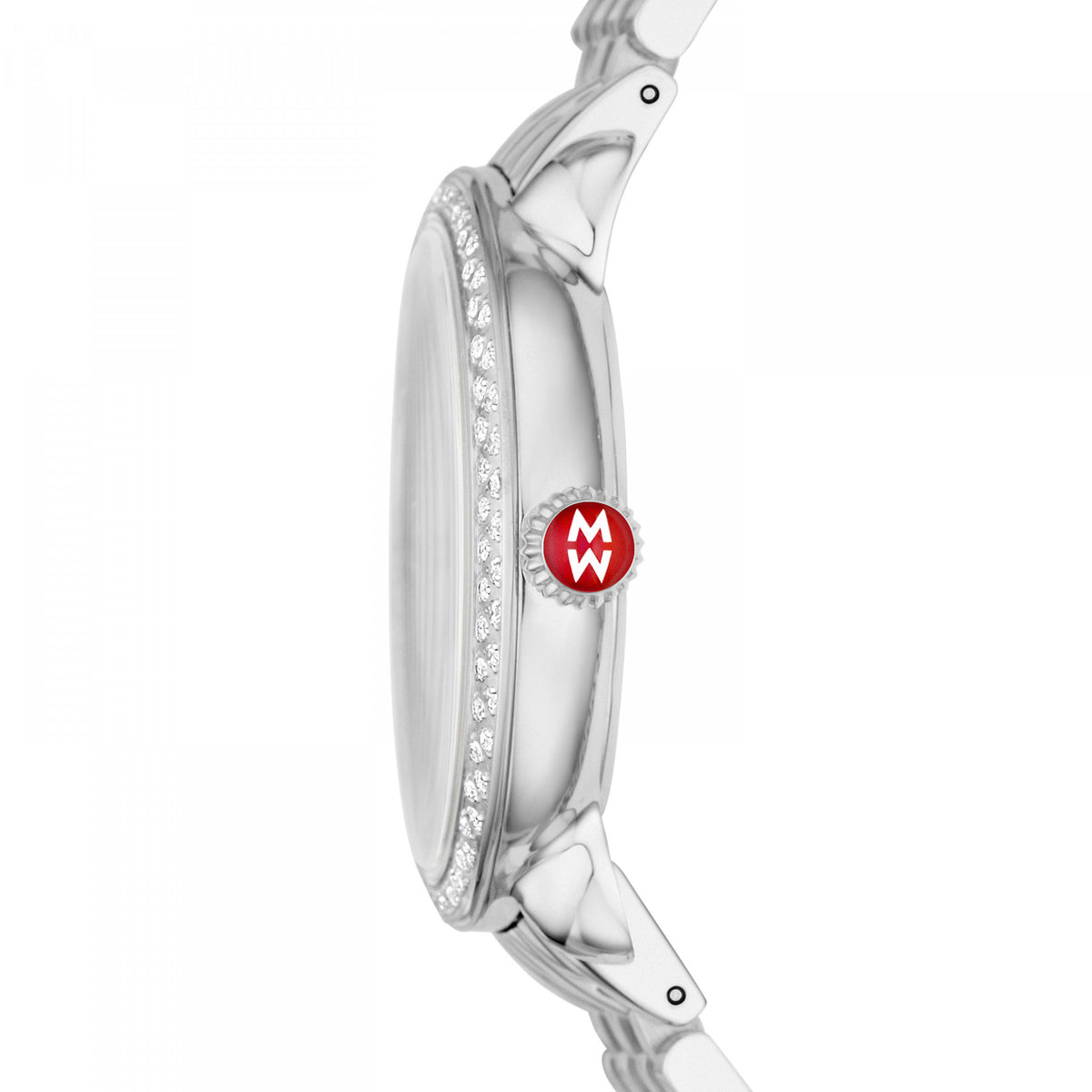 Special-Edition Serein Mid Stainless-Steel Diamond Watch | Michele | Luby 
