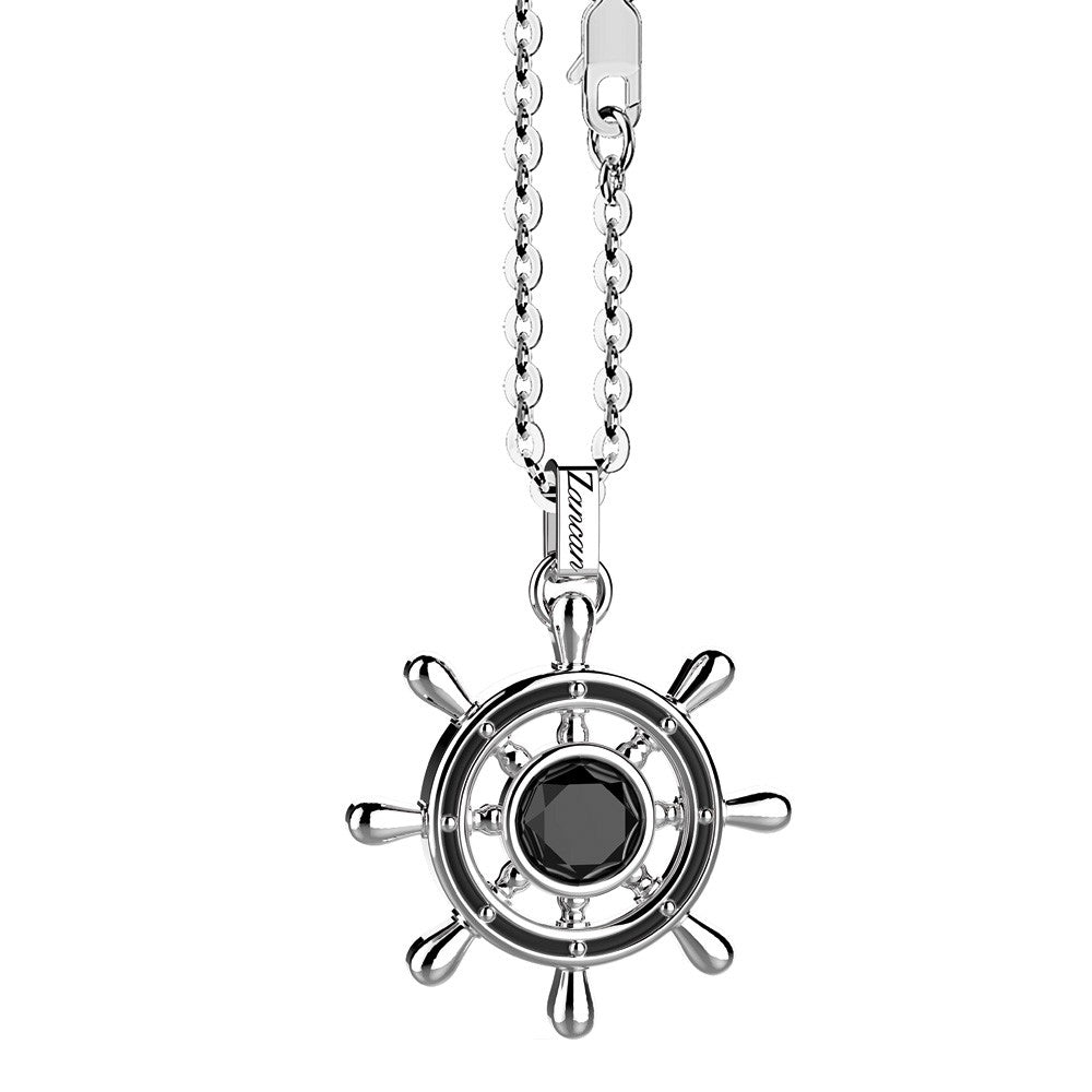 Ship Steering Wheel Necklace | Zancan | Luby 