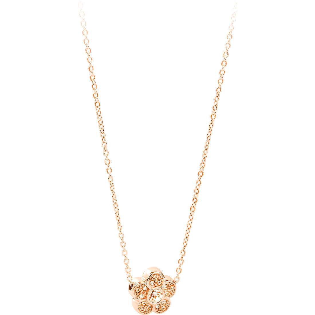 Epsilon Necklace Rose Gold Daisy | Brosway Italia | Luby 