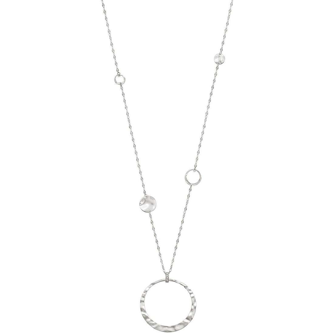 Luna Collection Long Silver Necklace | Nomination Italy | Luby 