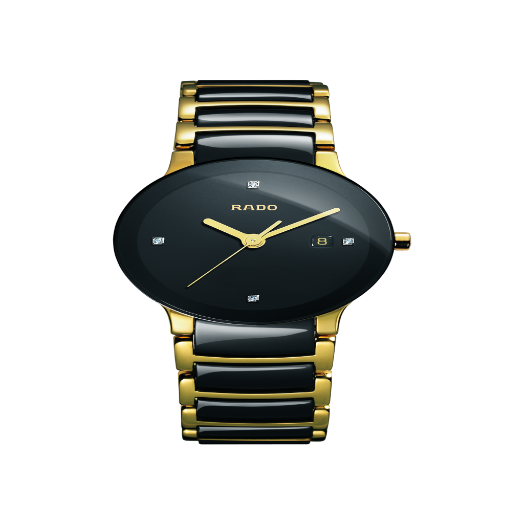 Centrix Ladies (Black-Gold;Diamonds) | Rado | Luby 
