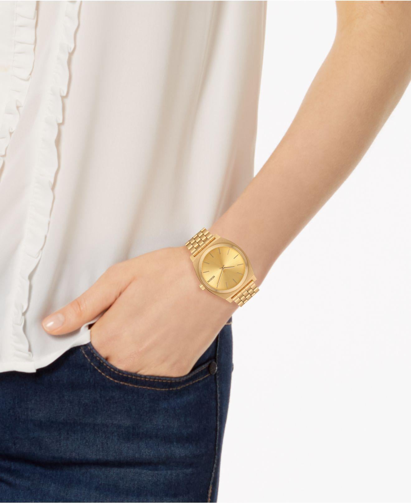 Time Teller Watch (Full Gold) | Nixon | Luby 