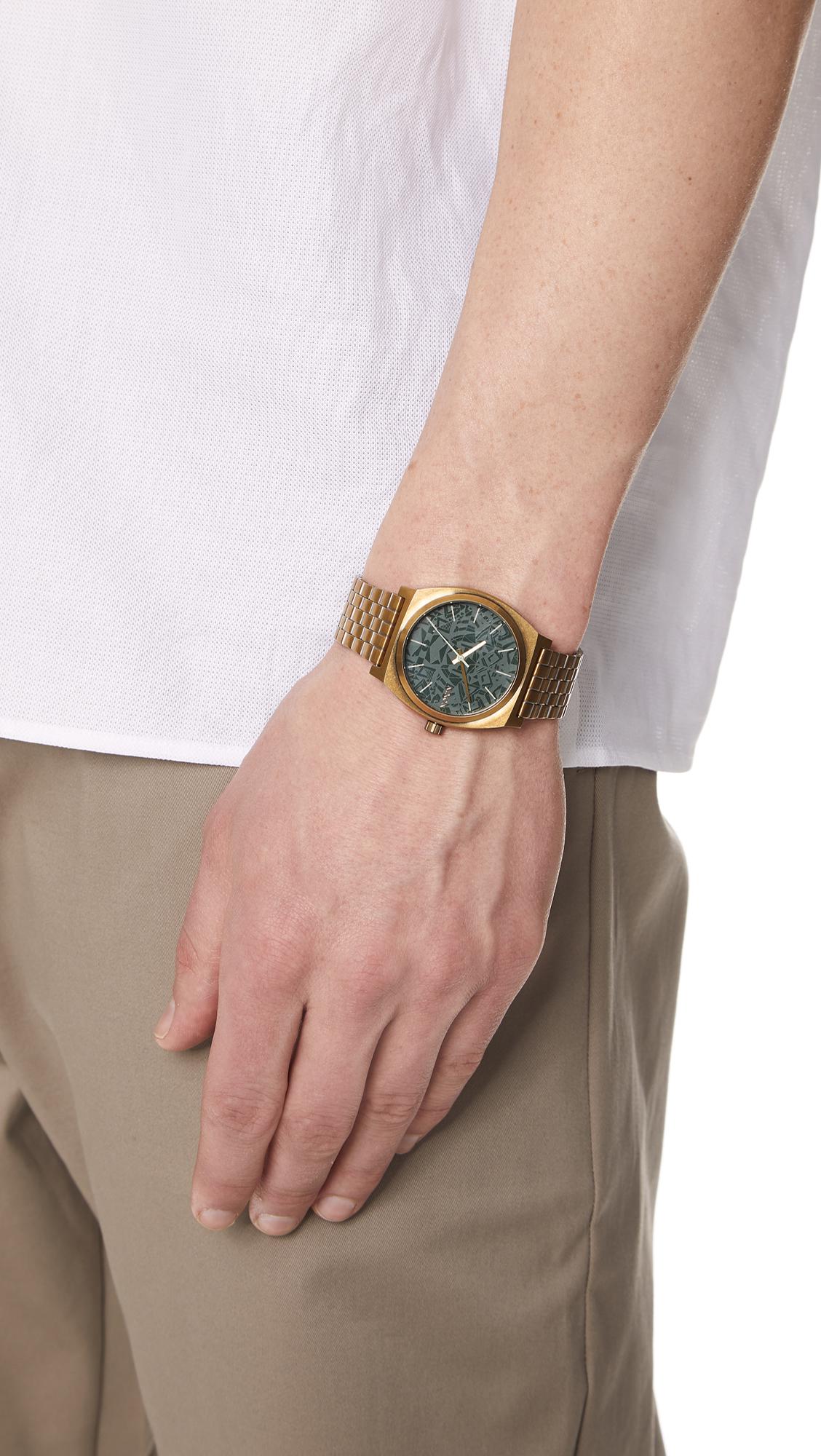TIME TELLER PALM GREEN | Nixon | Luby 
