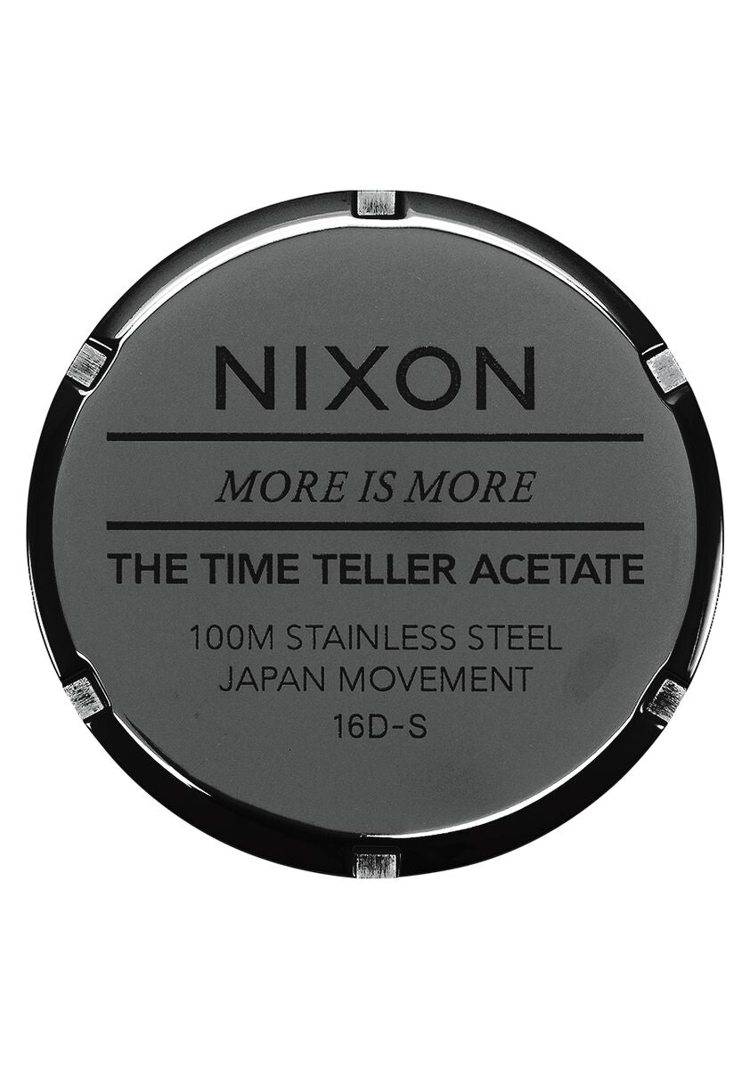 TIME TELLER ACETATE TORTOISE | Nixon | Luby 