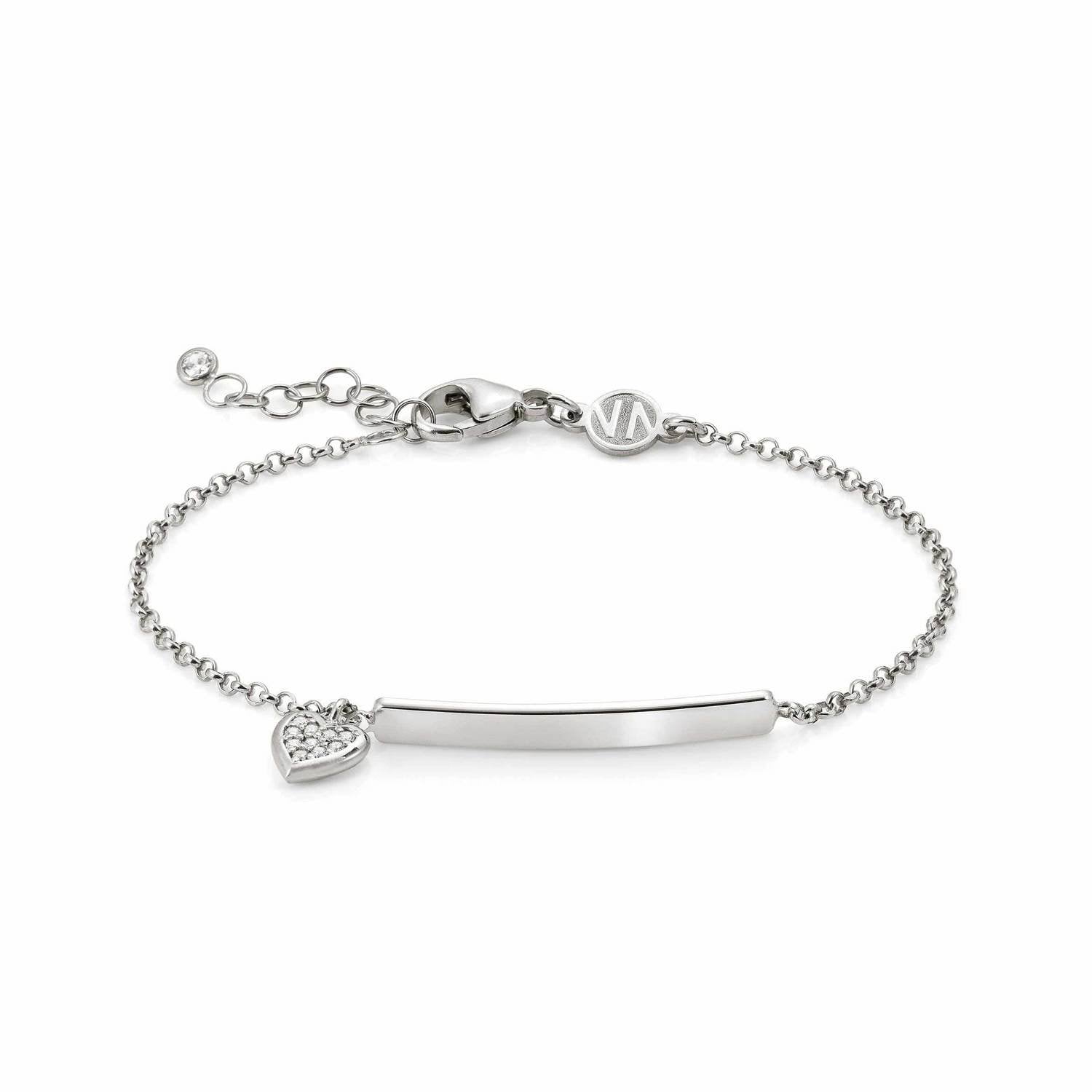 Gioie Bracelet with Sparkling Heart Pendant | Nomination Italy | Luby 