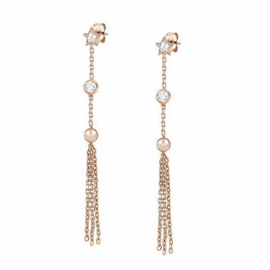 Bella Dream Long Rose Gold Earrings | Nomination Italy | Luby 