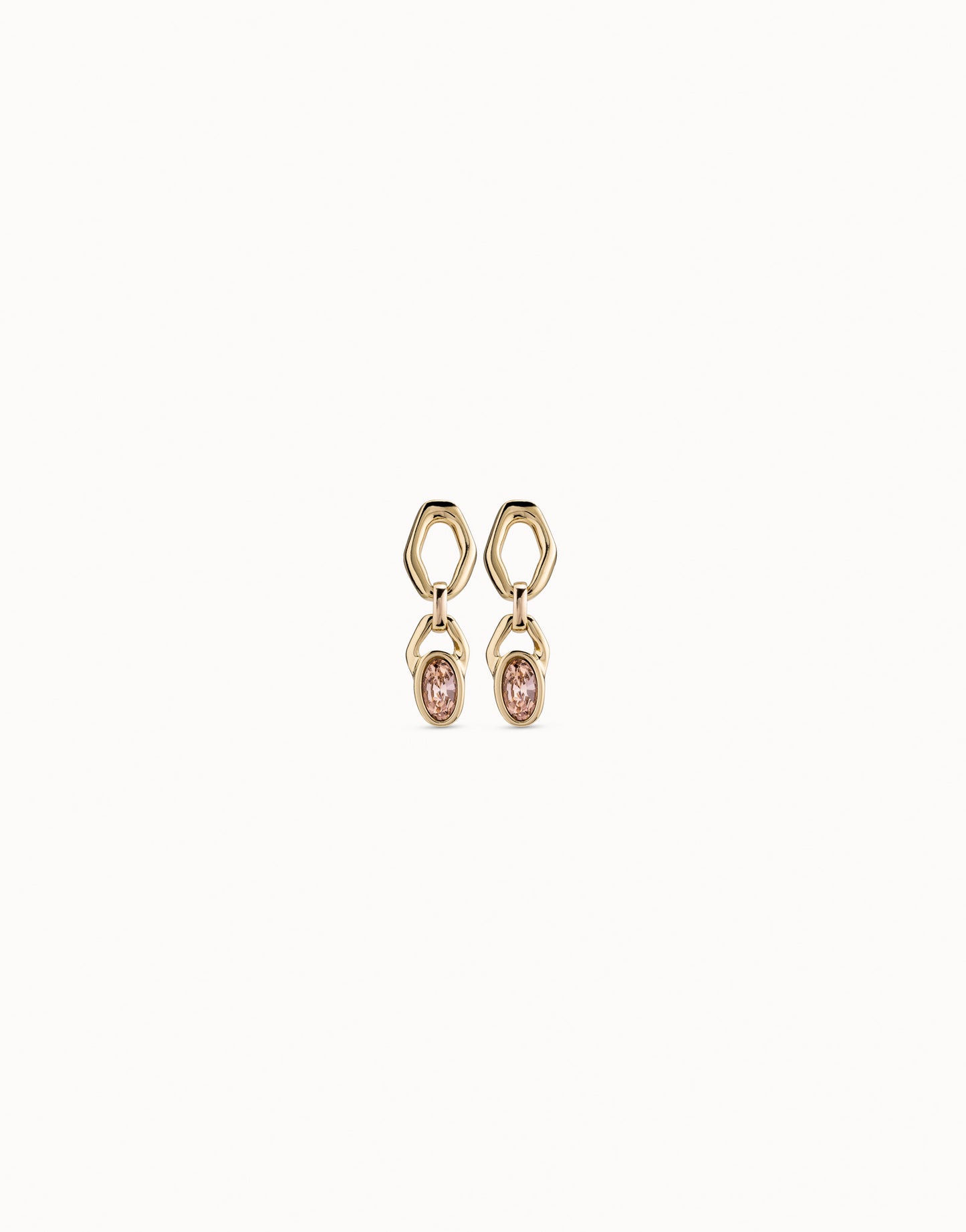 PENDIENTES KINGDOM (Pink/ Gold-Plated) | Uno de 50 | Luby 