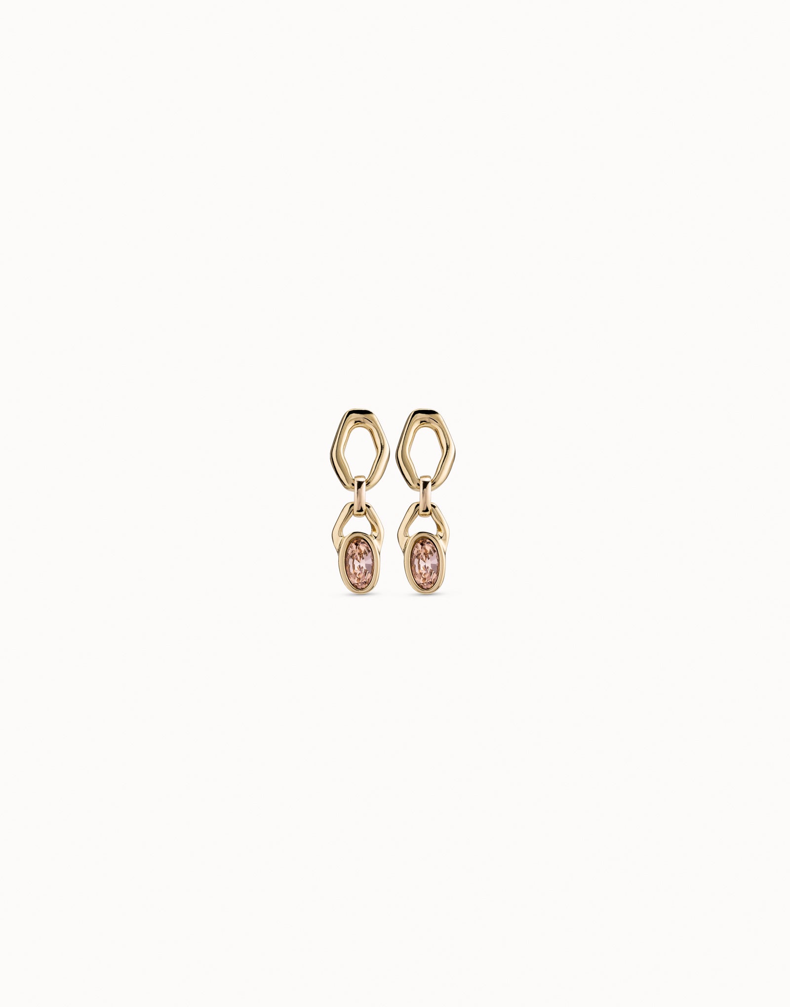 PENDIENTES KINGDOM (Pink/ Gold-Plated) | Uno de 50 | Luby 