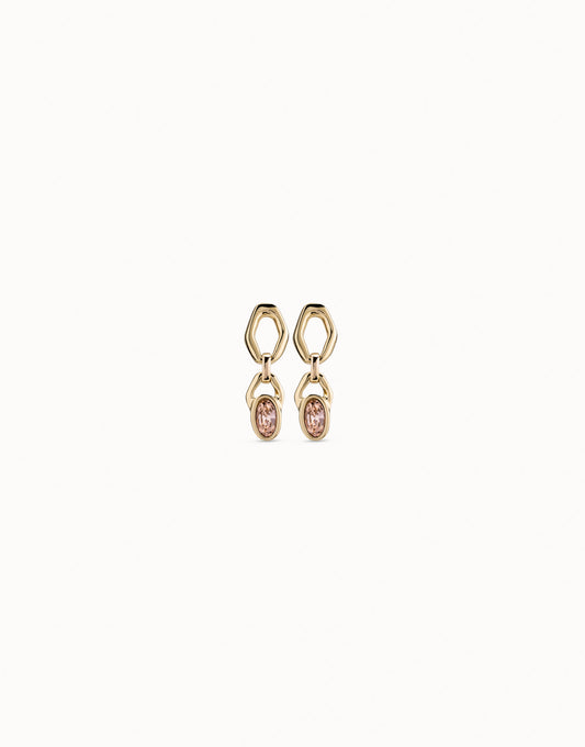 PENDIENTES KINGDOM (Pink/ Gold-Plated) | Uno de 50 | Luby 