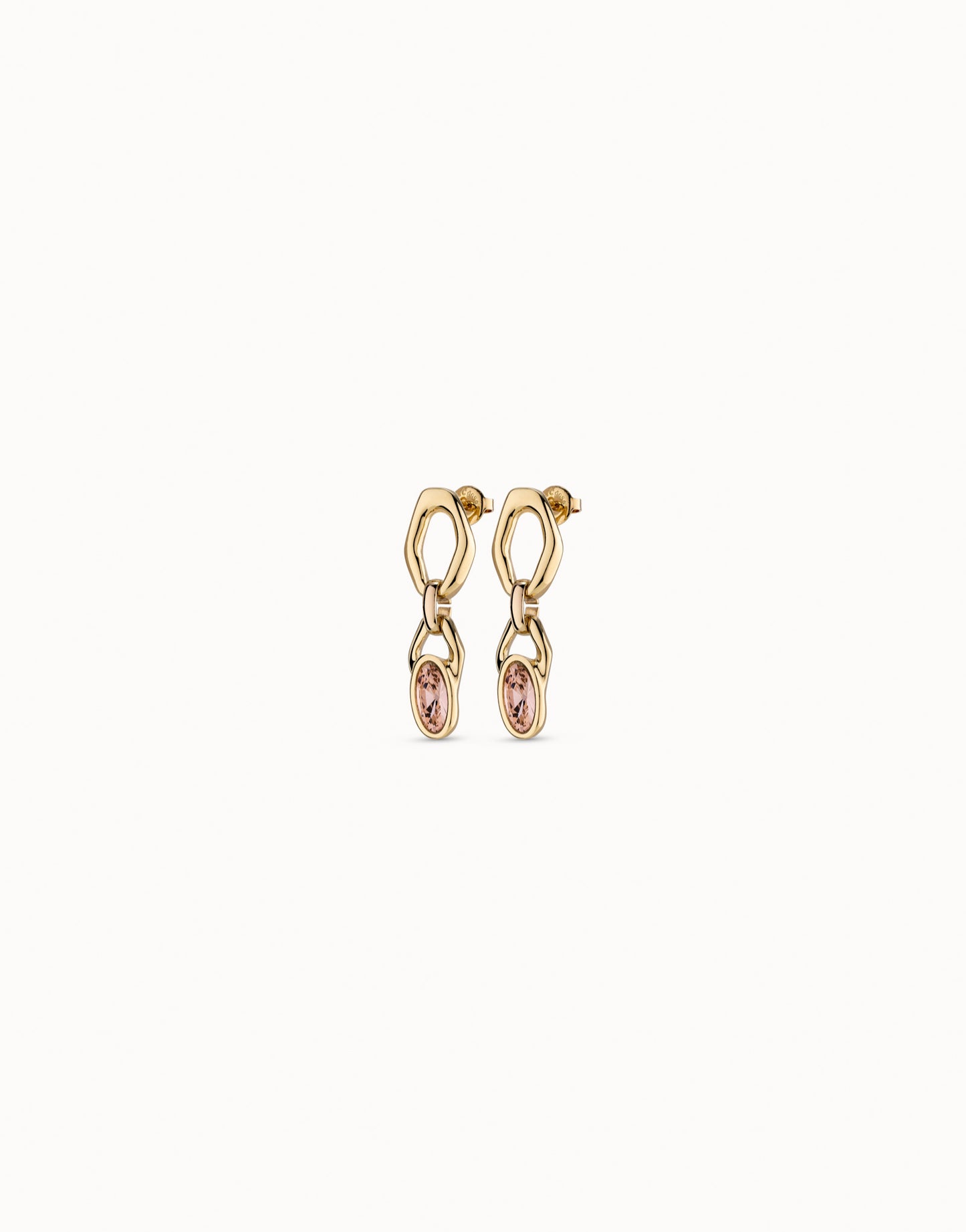 PENDIENTES KINGDOM (Pink/ Gold-Plated) | Uno de 50 | Luby 
