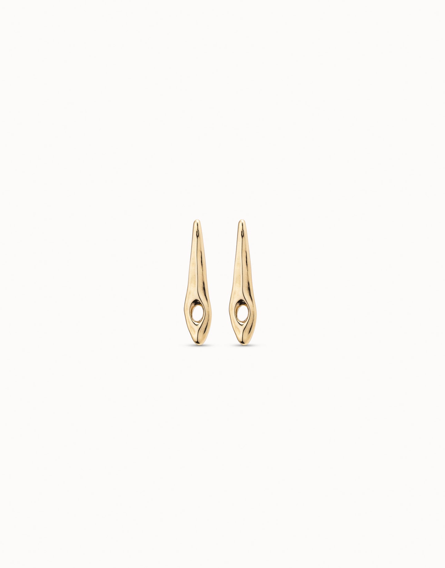 PENDIENTES LEAF-ME-ALONE (Gold-Plated) | Uno de 50 | Luby 
