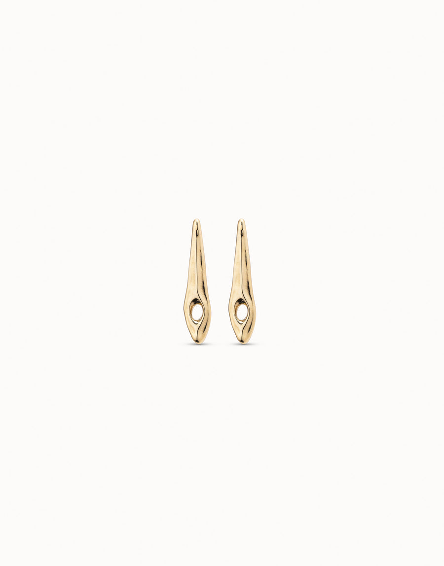 PENDIENTES LEAF-ME-ALONE (Gold-Plated)