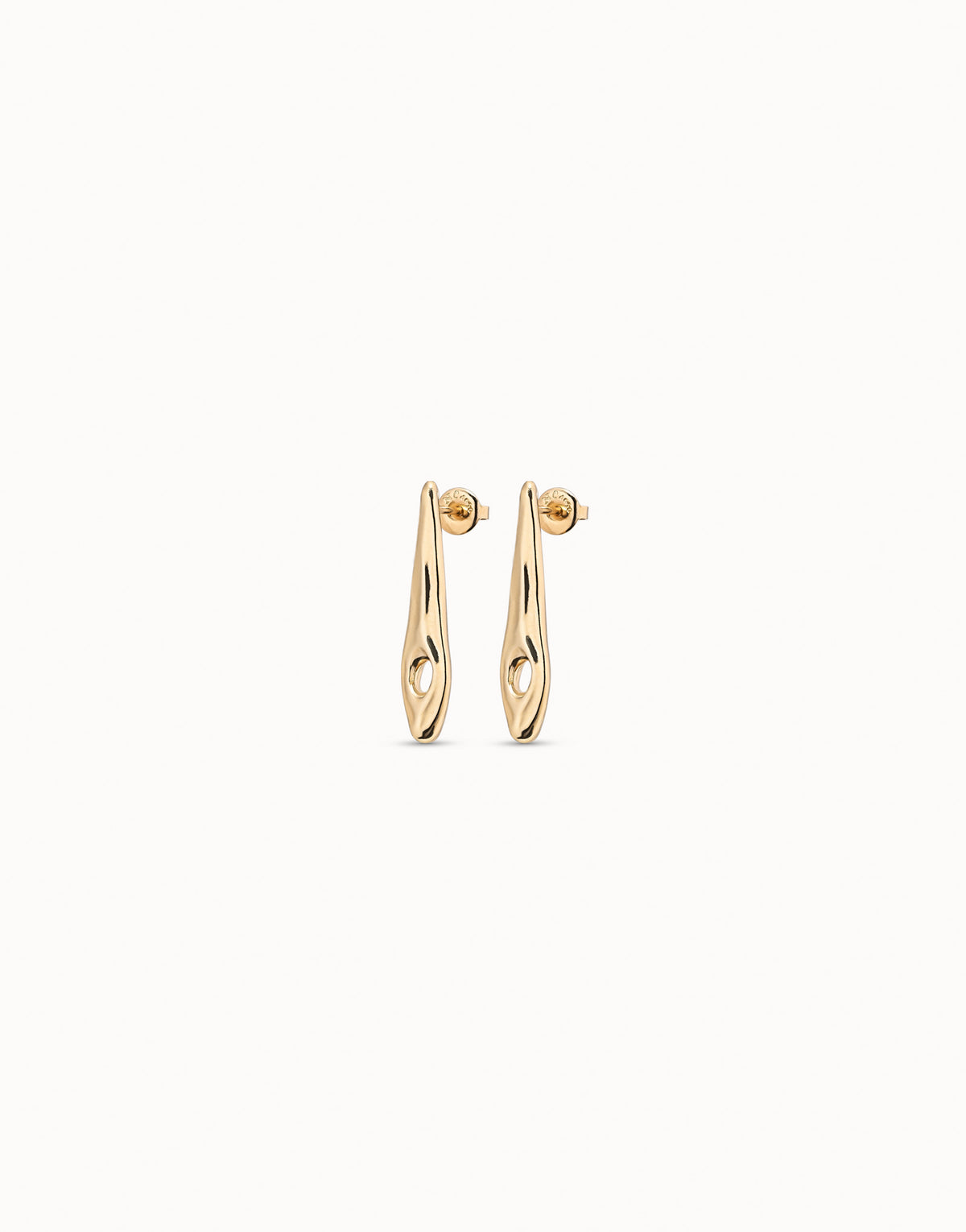 PENDIENTES LEAF-ME-ALONE (Gold-Plated) | Uno de 50 | Luby 