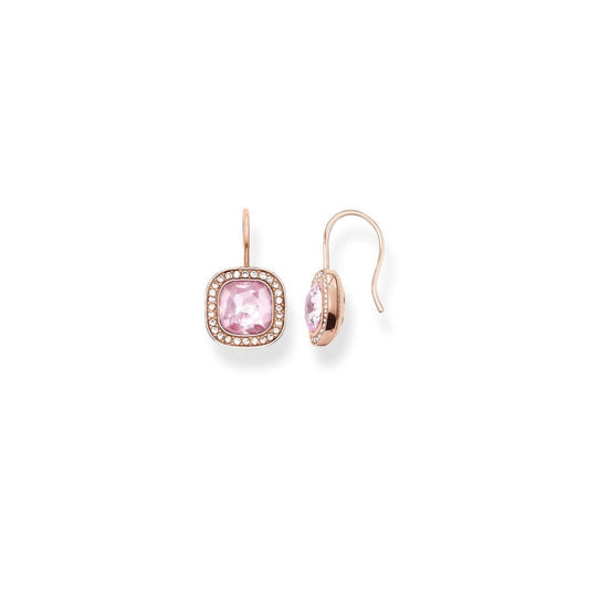 Secret of Cosmo Drop Earrings (Rose-Gold/Pink) | Thomas Sabo | Luby 
