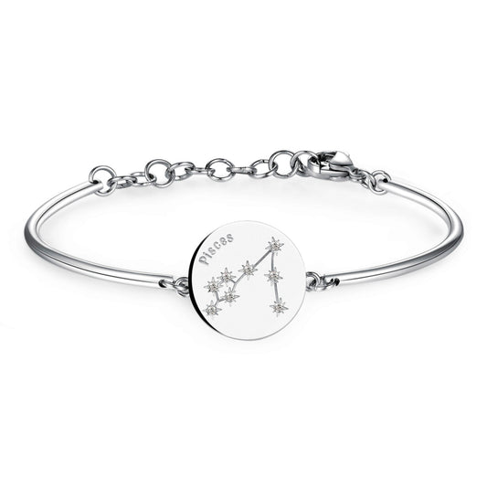 Chakra Pisces Pendant Bracelet (Silver) | Brosway Italia | Luby 