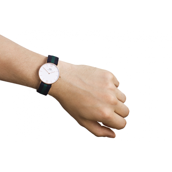 Grace Warwick Watch (Navy Blue-Green/Rose-Gold) | Daniel Wellington | Luby 