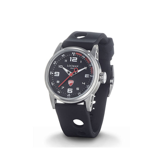 Round Ducati Locman Chrono Hole Black Watch | Locman | Luby 
