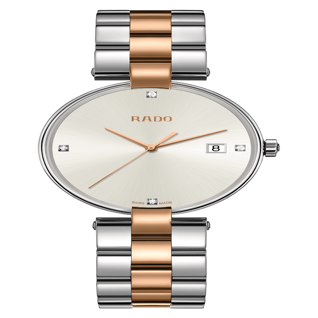 Coupole (Silver-Rose Gold;Diamonds) | Rado | Luby 