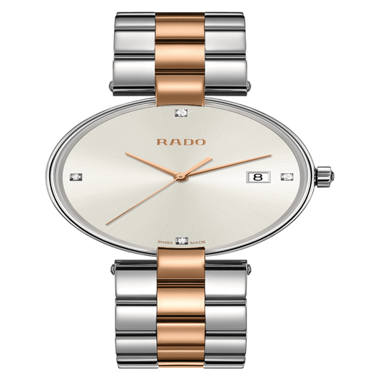 Coupole (Silver-Rose Gold;Diamonds) | Rado | Luby 