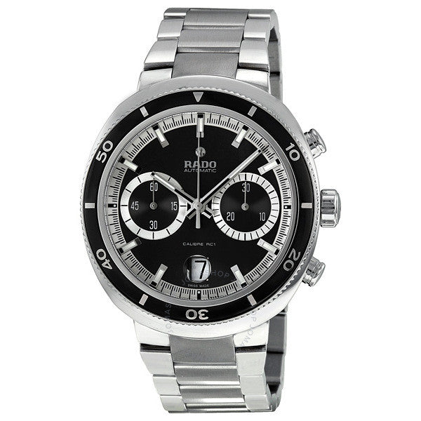 D-Star Automatic Chronograph (Silver-Black) | Rado | Luby 
