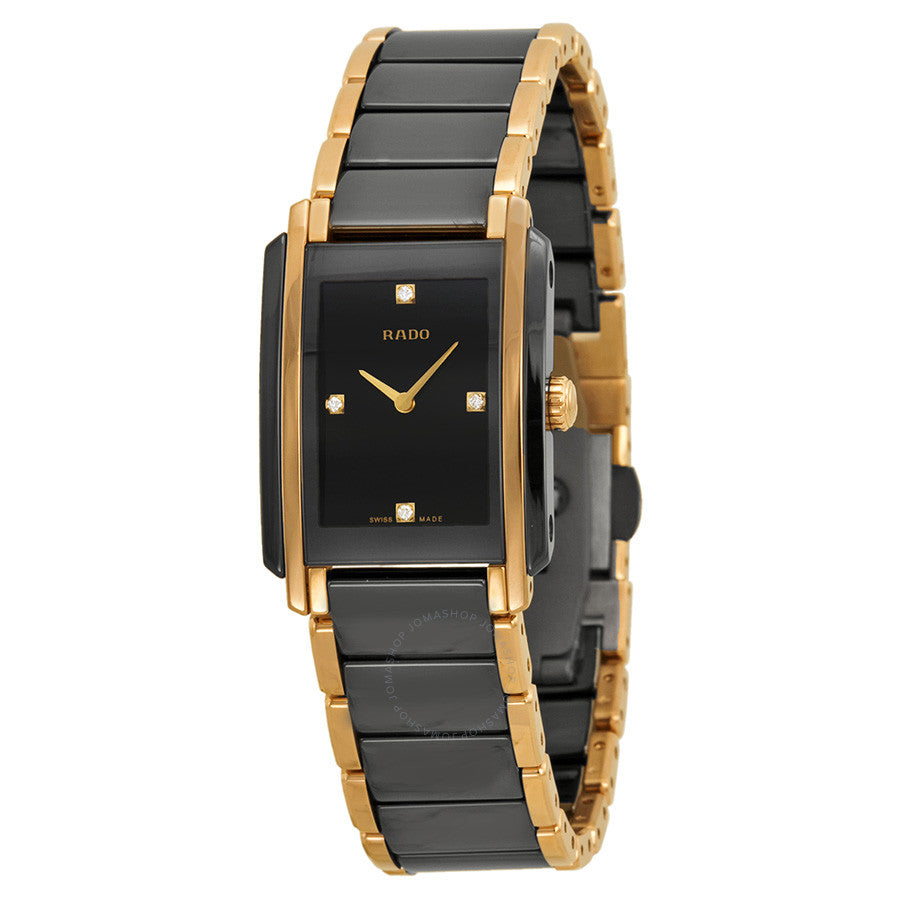 Integral Ladies (Black-Rose Gold;Diamonds) | Rado | Luby 
