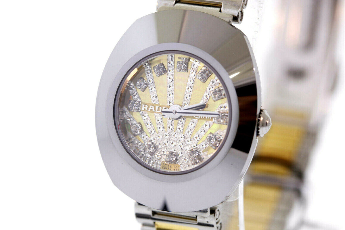 DiaStar Diamond Sunburst Ladies (Silver-Gold) | Rado | Luby 