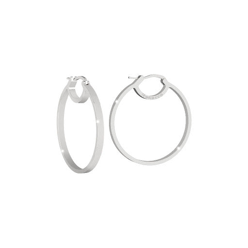 Hollywood Hoop Earrings | Rebecca | Luby 