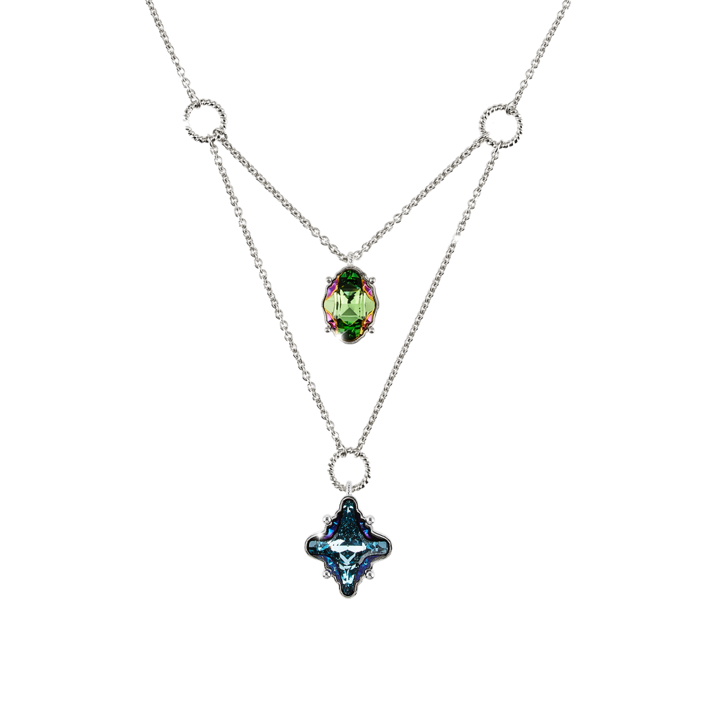 London Silver Necklace | Rebecca | Luby 